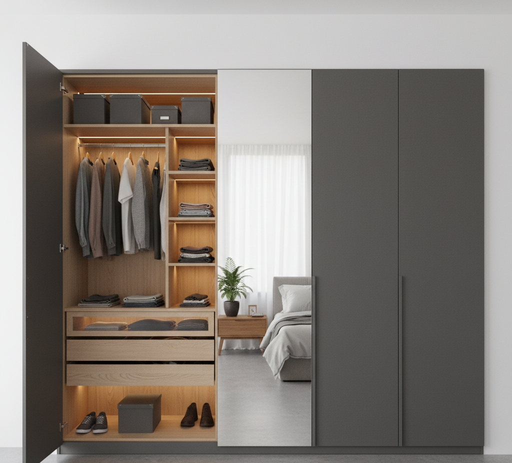 Armarios empotrados a medida en Valencia con frentes elegantes