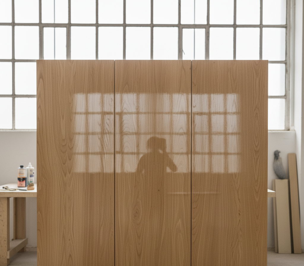 Frentes de armario lacados en color a medida