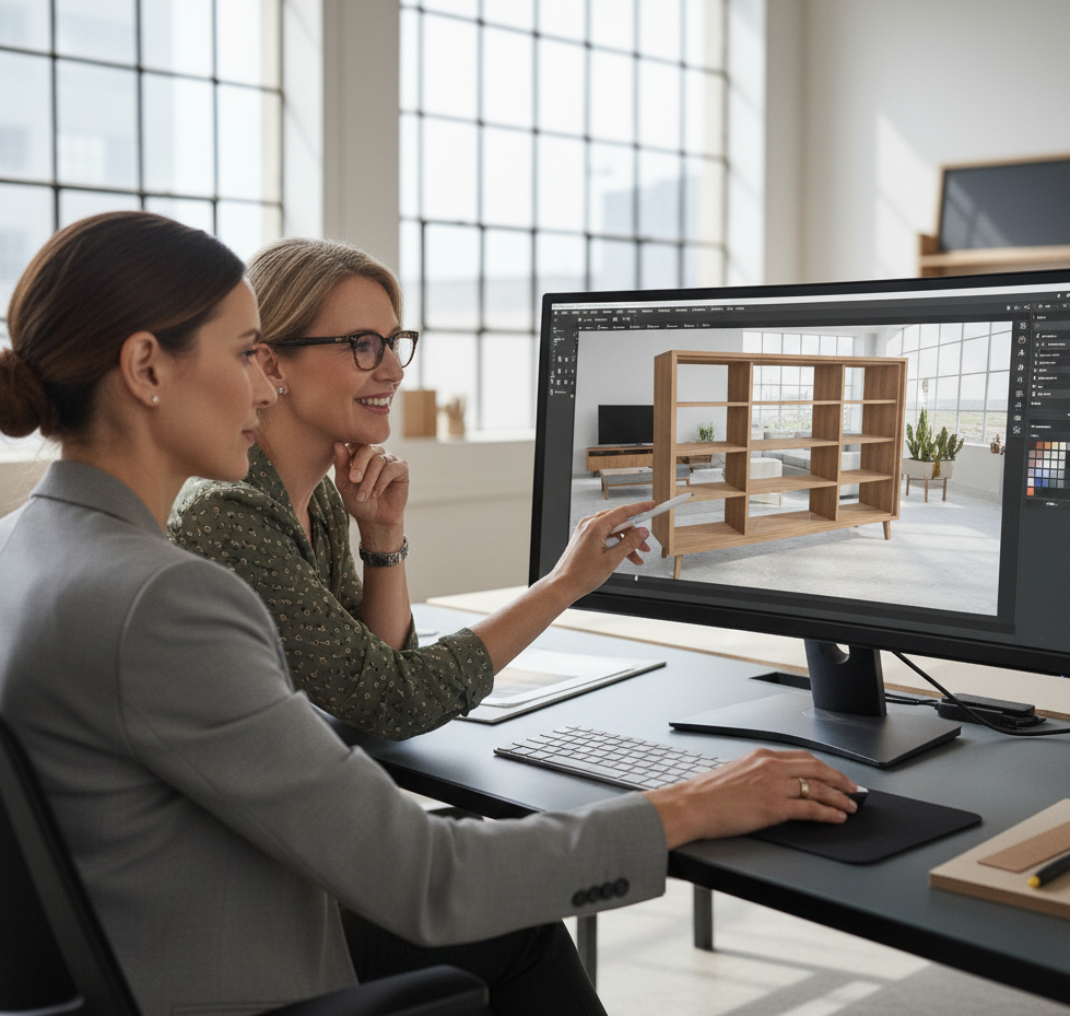 Tienda de muebles a medida para particulares y empresas en Montserrat: armarios, cocinas y salones