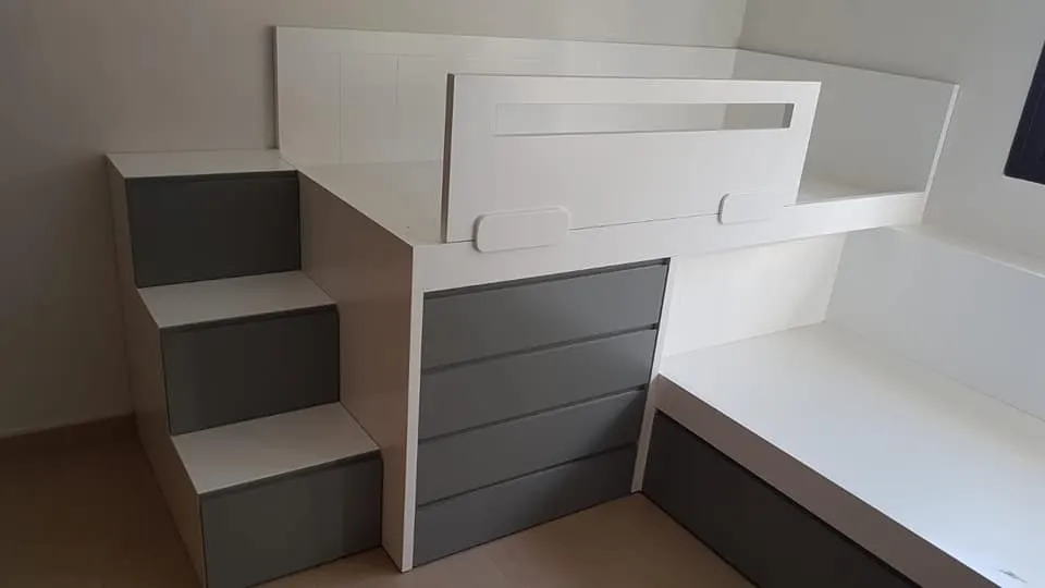 Habitacion juvenil a medida dk muebles