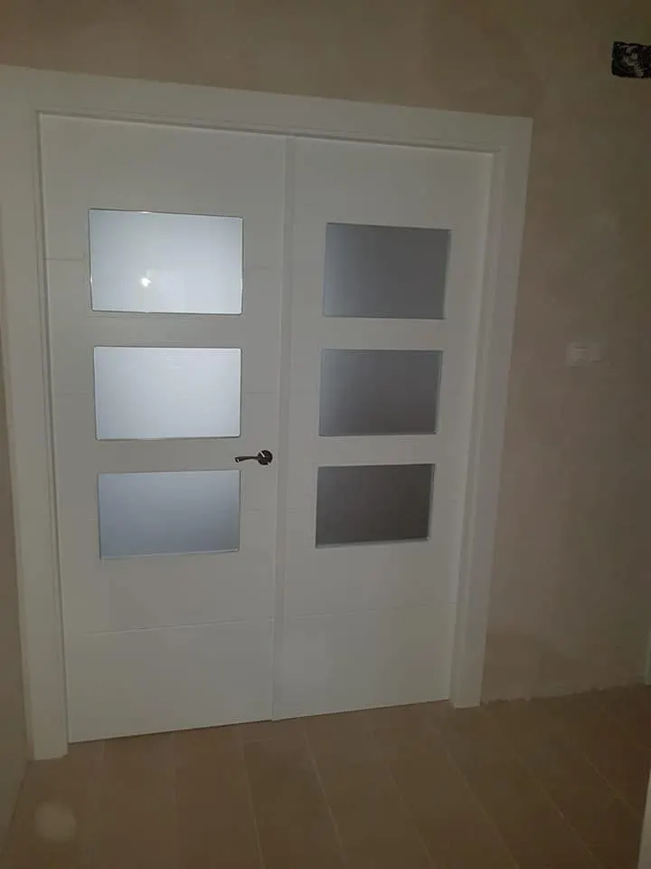 Puerta paso madera a medida dk muebles
