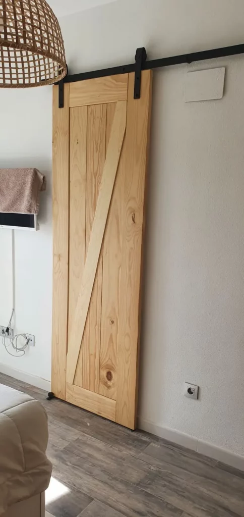 Puerta paso madera a medida dk muebles