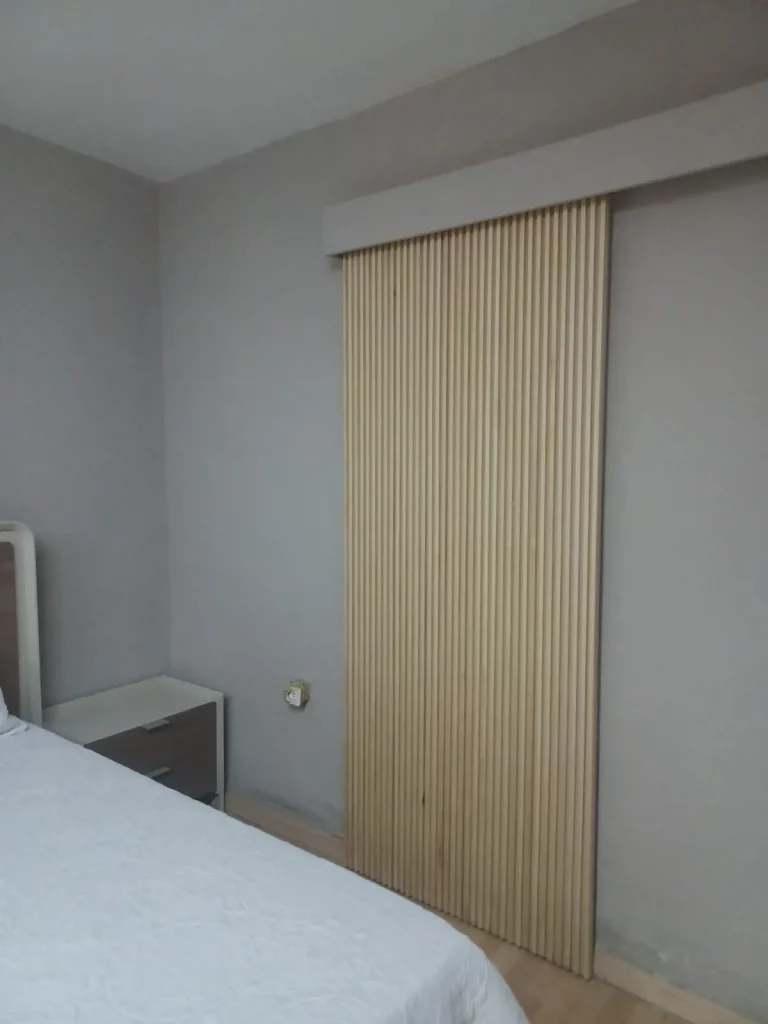 Puerta paso madera a medida dk muebles
