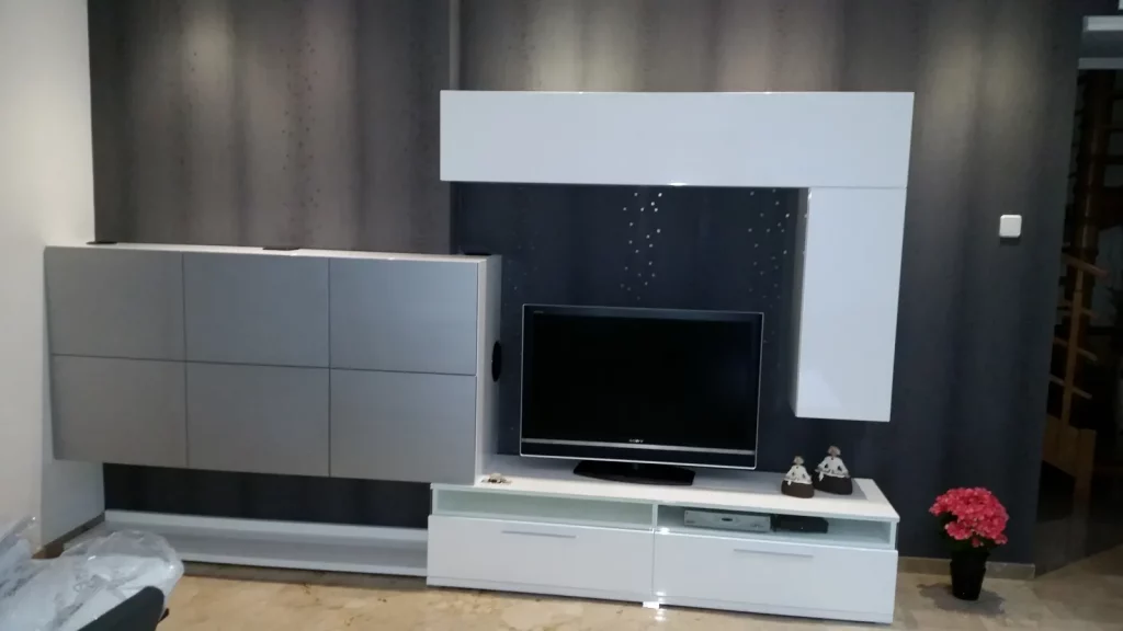 Salon moderno a medida dk muebles