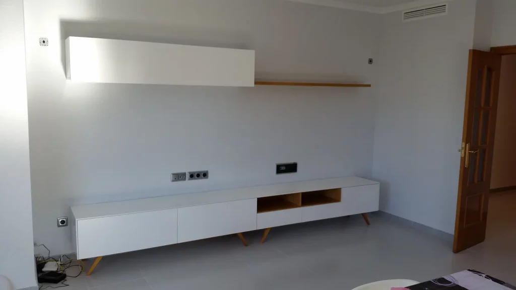 Salon moderno a medida dk muebles