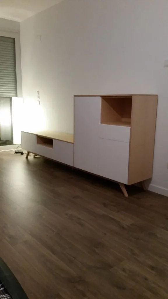 Salon moderno a medida dk muebles