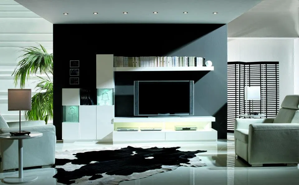 Salon moderno a medida dk muebles