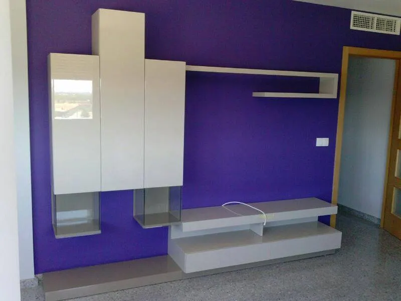 Salon moderno a medida dk muebles
