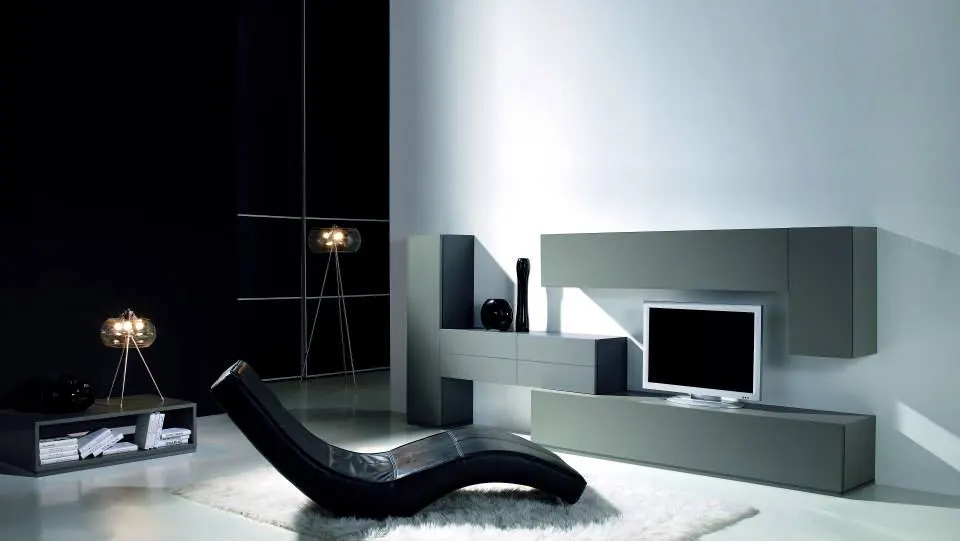 Salon moderno a medida dk muebles
