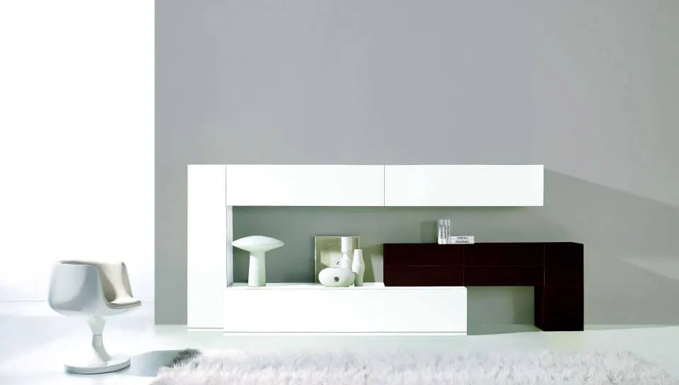 Salon moderno a medida dk muebles
