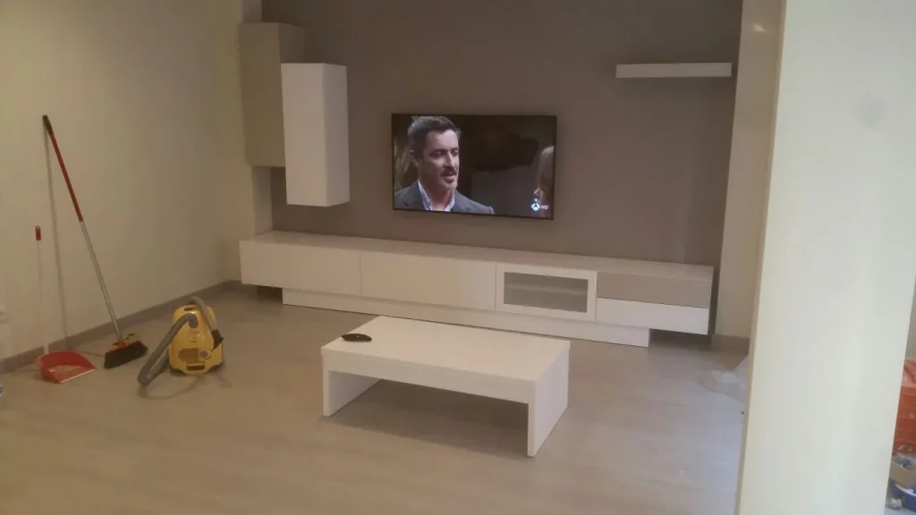 Salon moderno a medida dk muebles