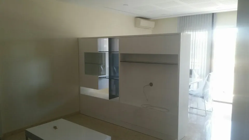 Salon moderno a medida dk muebles