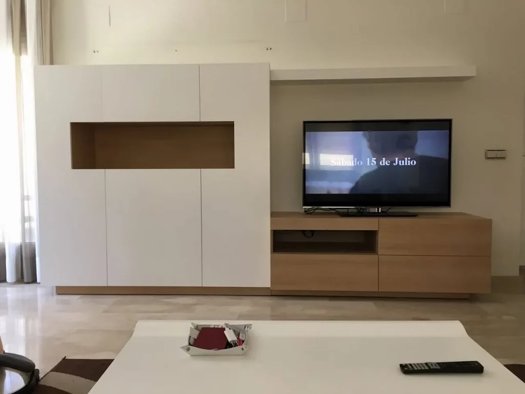 Salon moderno a medida dk muebles