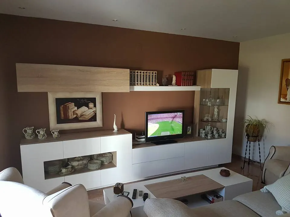 Salon moderno a medida dk muebles