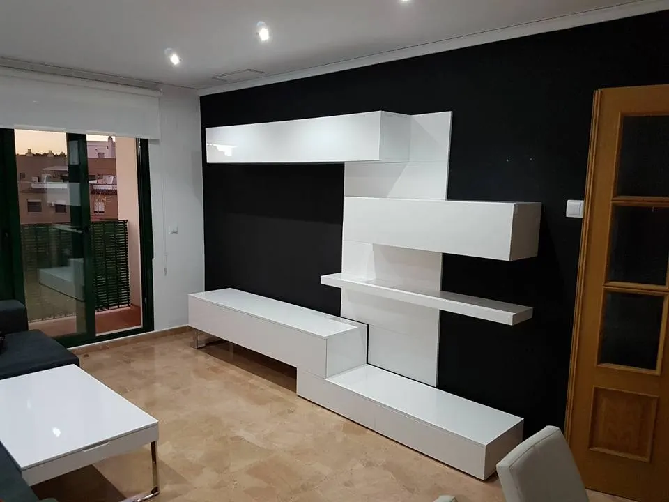 Salon moderno a medida dk muebles