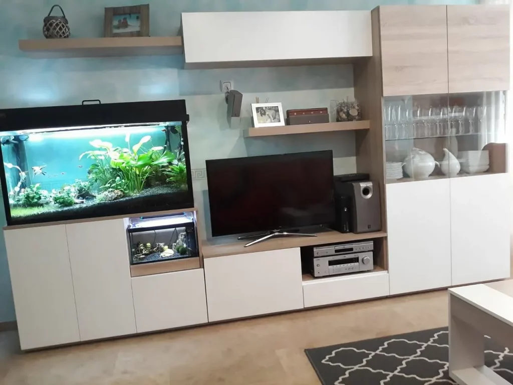 Salon moderno a medida dk muebles
