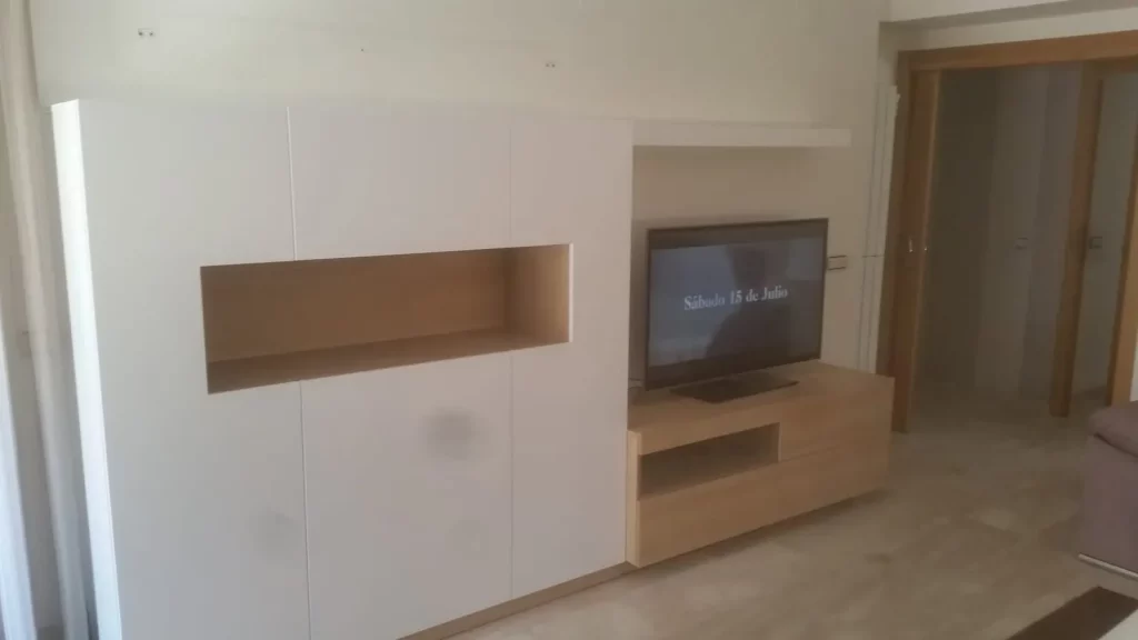 Salon moderno a medida dk muebles