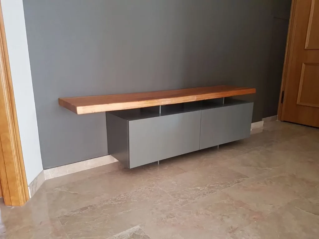 Salon moderno a medida dk muebles