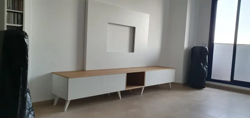 Salon moderno a medida dk muebles