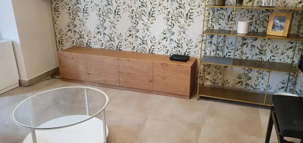 Salon moderno a medida dk muebles