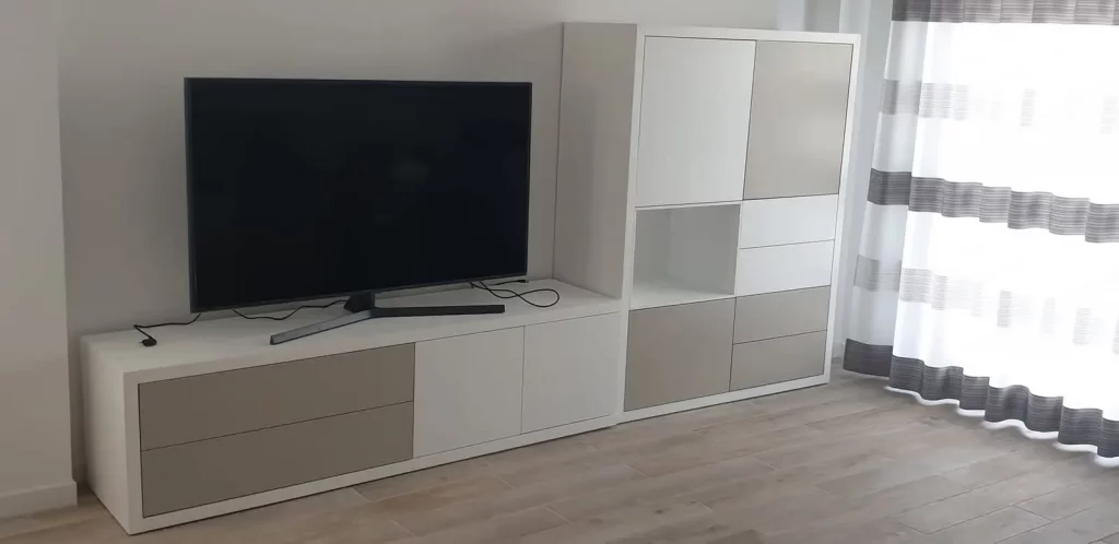 Salon moderno a medida dk muebles