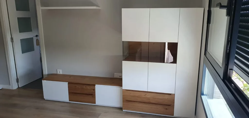 Salon moderno a medida dk muebles