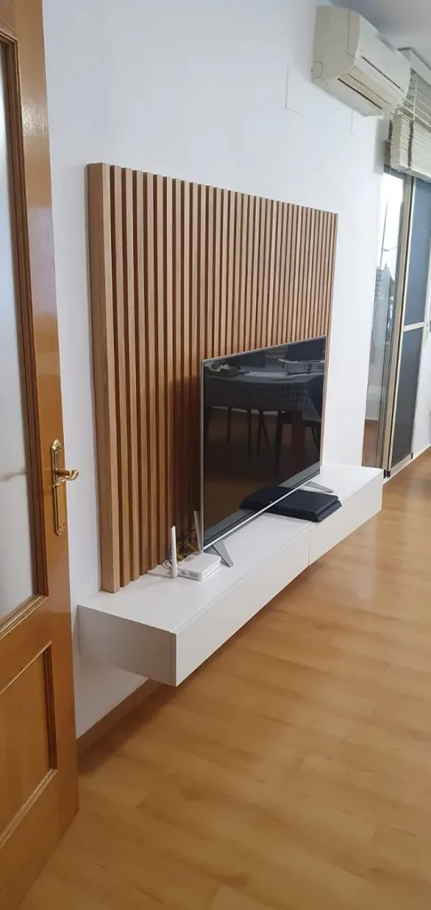Salon moderno a medida dk muebles