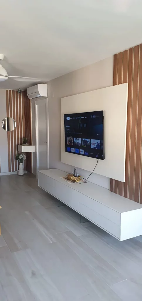 Salon moderno a medida dk muebles
