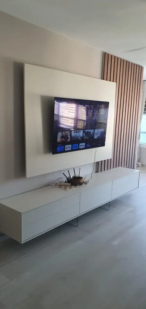 Salon moderno a medida dk muebles