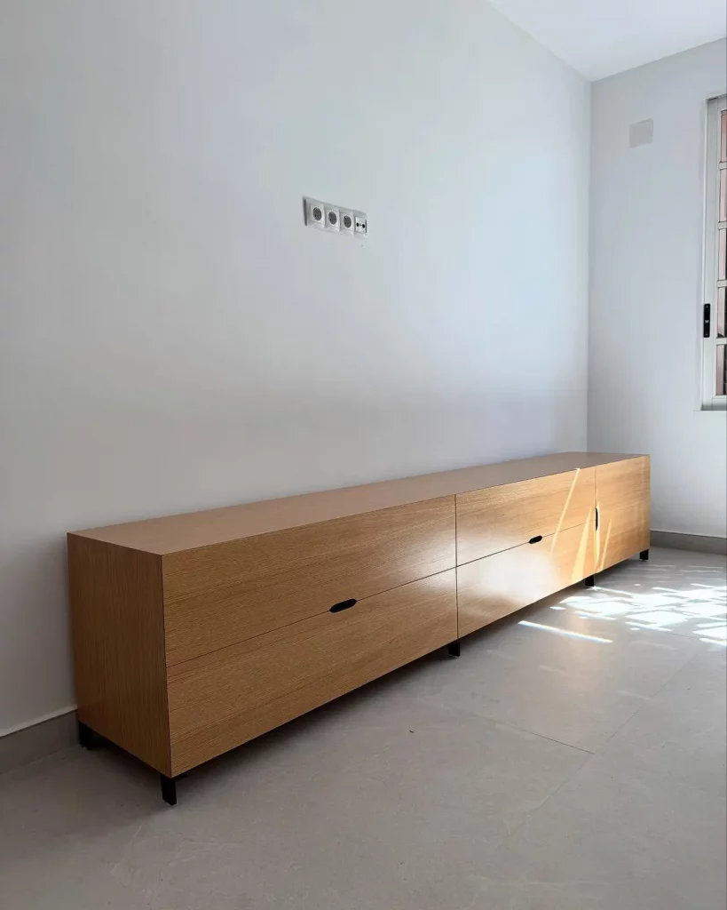 Salon moderno a medida dk muebles