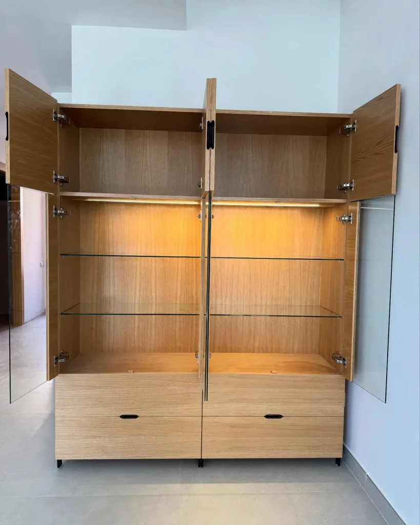 Salon moderno a medida dk muebles