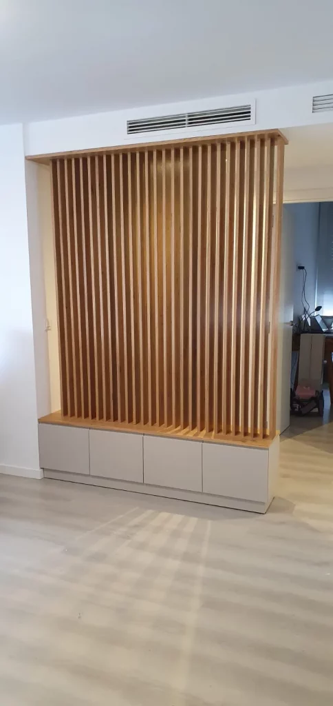 Separador ambientes a medida dk muebles