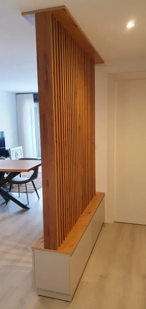 Separador ambientes a medida dk muebles